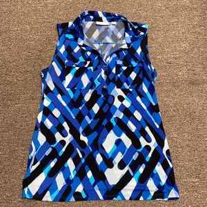 New York & Company Geometric print sleeveless top